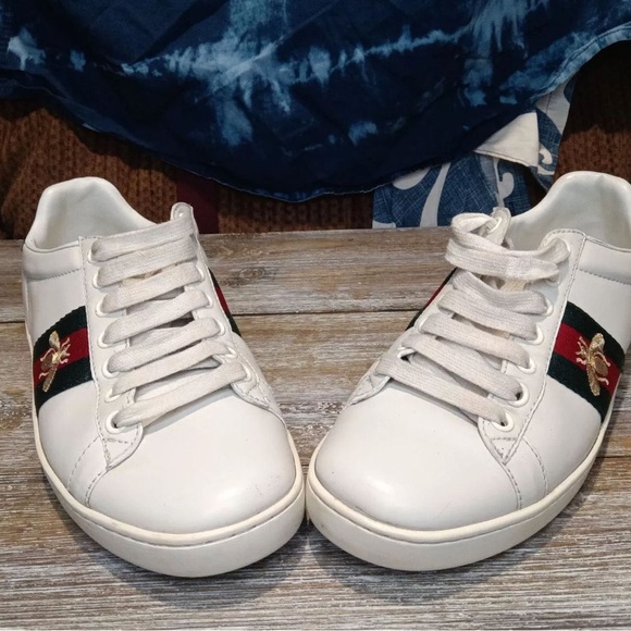 Size 9 - Gucci Ace Embroidered Bee W - Picture 5 of 6